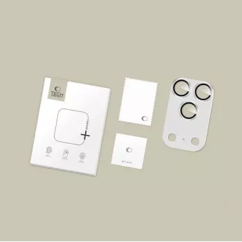 Tech-Protect CamFull Fit Kameraobjektivschutz für Apple iPhone 17 Pro Max - Silber