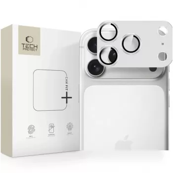 Tech-Protect CamFull Fit Kameraobjektivschutz für Apple iPhone 17 Pro Max - Silber