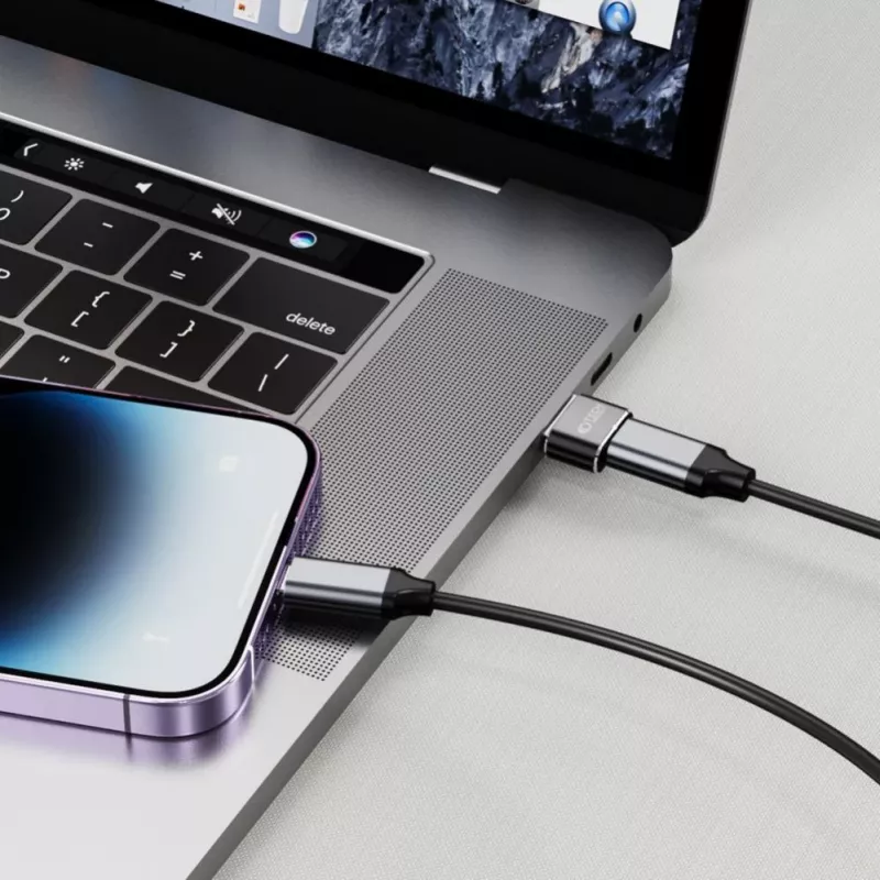 Tech-Protect USB-A (male) auf USB-C (female) Adapter - USB 3.0, 5 Gbps, Space Grey
