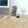 Tech-Protect A22 3-in-1 magnetisches MagSafe Wireless Charger QI15W, weiß