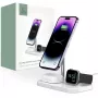 Tech-Protect A22 3-in-1 magnetisches MagSafe Wireless Charger QI15W, weiß