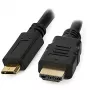 Techly HDMI-Kabel - HDMI-Stecker auf Mini-HDMI-Stecker 0,5 m Schwarz