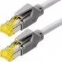 TECLINE Dätwyler Cat 6a S/FTP PiMF Patchkabel, Grau, 3,0 m, LSZH, Hirose TM31, 1200 MHz, UniNet 7702 (78003)