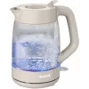 Tefal Morning Glass Kettle KO2G0BE0 1.7L 2200W Transparent/Schwarz