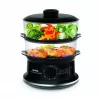 Tefal Convenient VC140135 Dampfgarer, 2 Körbe, 6 L, 900 W, Schwarz