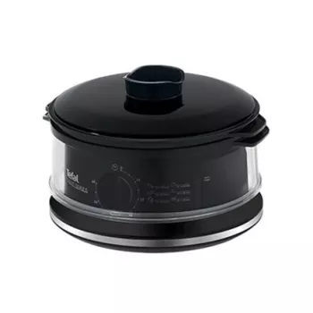 Tefal Convenient VC140135 Dampfgarer, 2 Körbe, 6 L, 900 W, Schwarz