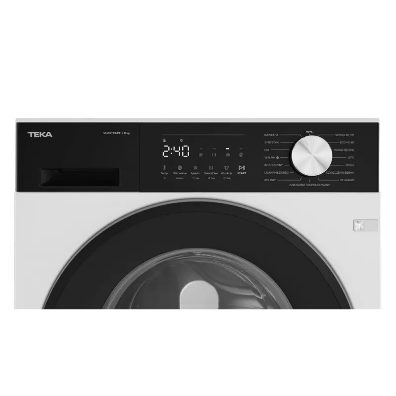 TEKA WM 20841 W PL Frontlader-Waschmaschine, 8 kg, 1200 U/min, Weiß
