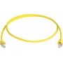 Telegärtner 100008943 CAT 5e F/UTP RJ45 Patchkabel 7,5m Gelb Flammhemmend mit Knickschutz