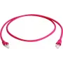 Telegärtner 100009358 CAT 5e F/UTP RJ45 Patchkabel, 25 m, Rot, Flammhemmend, mit Knickschutz