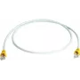 Telegärtner Cat.6A S/FTP Crossover Patchkabel, 0,5m, gelbe Knickschutztülle, LSZH L00000A0102