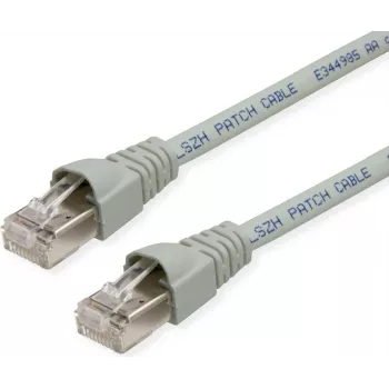 TELEGÄRTNER TEGA L00003A0062 Cat.6A IEC MP8 FS 500 LSZH Patchkabel, 3,5 m, Grau