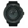 TENDENCE Gulliver Round Herren Quarzuhr 50mm Schwarzes Silikonarmband