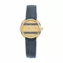 TETRA Damenuhr 111-BL blaues Zifferblatt blaues Lederarmband 27mm