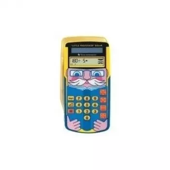 Texas Instruments Little Professor Solar Lernrechner, 50.000 Aufgaben, 8-stelliges LCD, solarbetrieben, verschiedene Farben