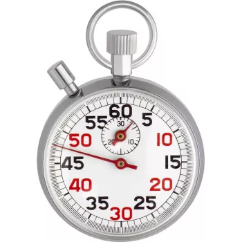TFA Dostmann 38.1022 Mechanischer Küchentimer Silber-Weiß