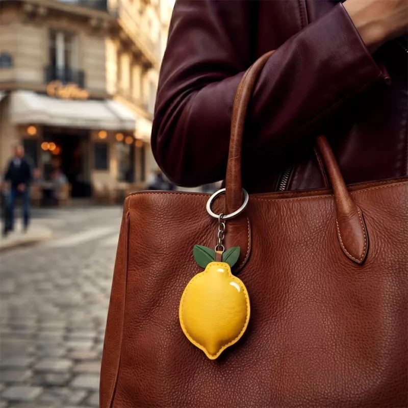 TFO Universal Lemon Tag Charm für Taschen und Schlüssel