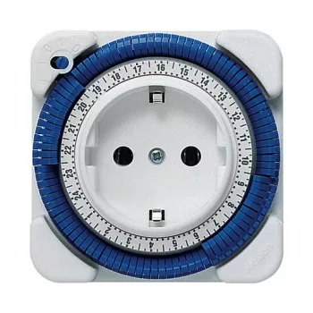 THEBEN THEB Analog Timer 26 24H ohne Gangreserve Steckdosen-Zeitschaltuhr (0260030)