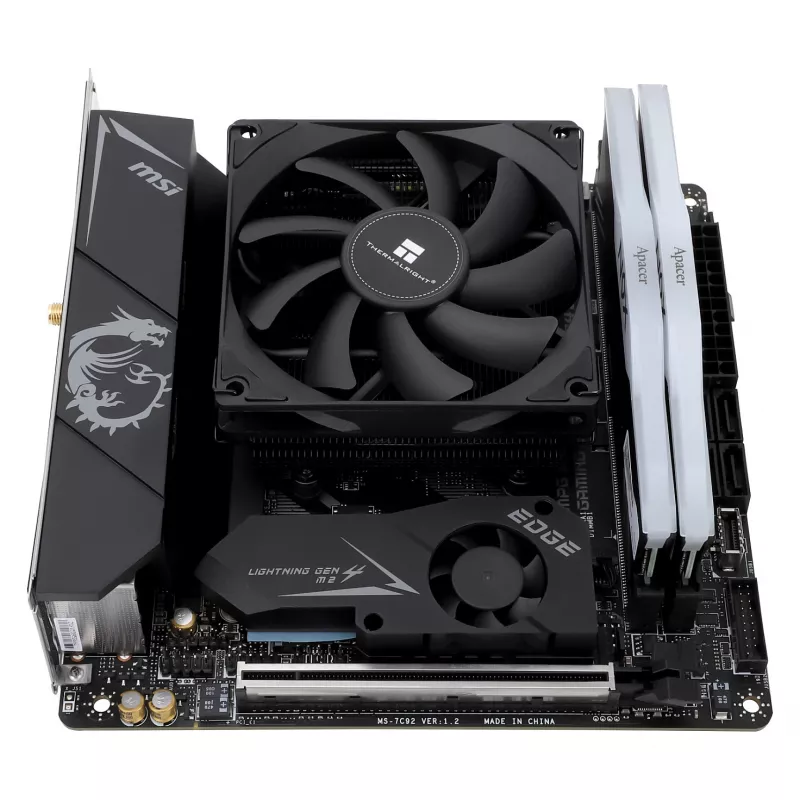 Thermalright AXP90-X36 Black ITX CPU-Luftkühler, 92 mm, Intel LGA115x/1200/1700 und AMD AM4