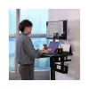 Thermaltake CycleDesk 100 GGD elektrischer Gaming-Tisch, MDF-Tischplatte, 800x500 mm, Schwarz