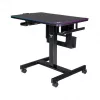 Thermaltake CycleDesk 100 GGD Elektrisch höhenverstellbarer Schreibtisch mit RGB, Schwarz