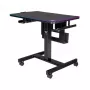 Thermaltake CycleDesk 100 GGD Elektrisch höhenverstellbarer Schreibtisch mit RGB, Schwarz