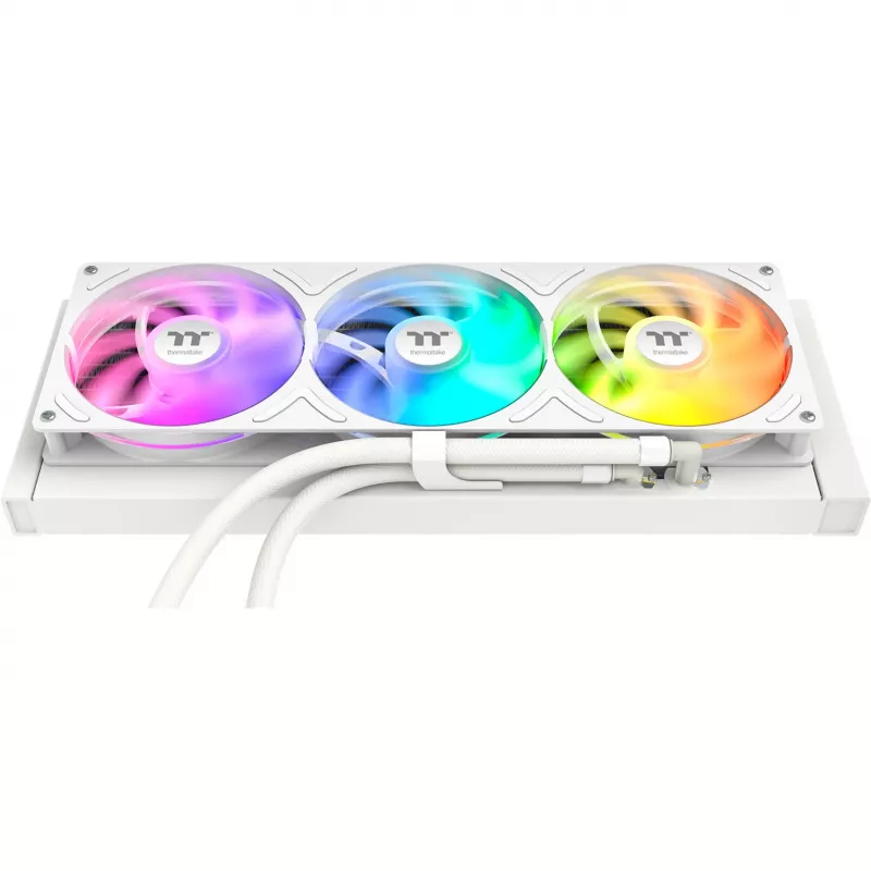Thermaltake ST360 Ultra Snow 360 mm All-in-One-Wasserkühlung, 7 Zoll IPS LCD, Weiß