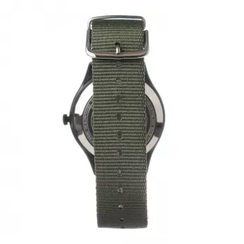 TIMEX Expedition North Field Post Herren Analog Quarzuhr 41mm grünes Zifferblatt braunes Lederarmband TW2V11000LG