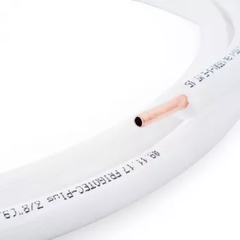 TIVENTO Flex Vorgedämmtes Kupferrohr 1/4 inch (6,35 mm) - 50 m Rolle