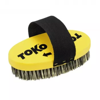 Toko Base Brush Oval Steel Wire – Ski- und Snowboard-Wachs-Bürste