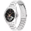 Tommy Hilfiger Herrenuhr 1710718 39mm blaues Zifferblatt braunes Lederarmband