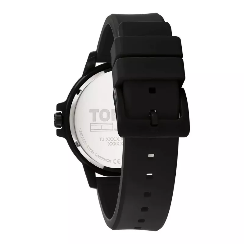 Tommy Hilfiger Herrenuhr 1792032 45 mm Edelstahl Blaues Zifferblatt