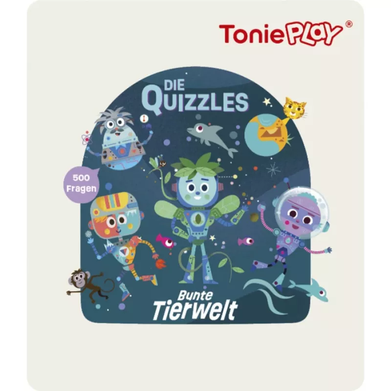 Tonies Tonieplay Game S – Die Quizzles Bunte Tierwelt