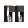 TOP E SHOP GALAX 20/1S Nachttisch, Anthrazit/Artisan