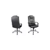 Topstar Comfort Point 50 Chefsessel, Mikrofaser-Bezug, Chrom-Gestell, Schwarz 7819 TA3