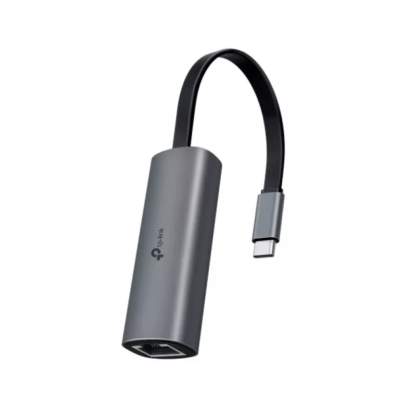 TP-Link UE302C USB-C auf Gigabit-Ethernet-Adapter - 10/100/1000 Mbit/s, USB 3.0, Schwarz