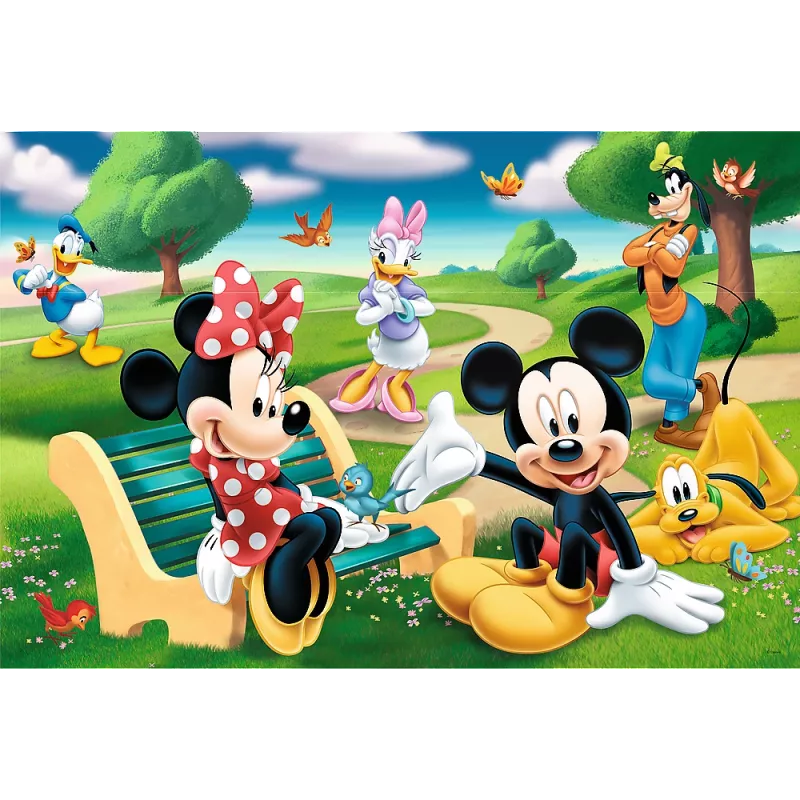 TREFL PUZZLE Puzzle - 24Maxi - Mickey Mouse mit Freunden - Disney Standard Characters
