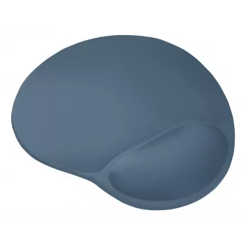 Trust BigFoot Mauspad mit Gel-Handgelenkauflage, Steel Blue