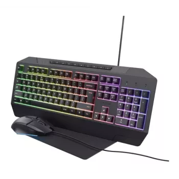Trust GXT 791 Tastatur- und Maus-Set, USB, QWERTZ Deutsch, schwarz (25284)