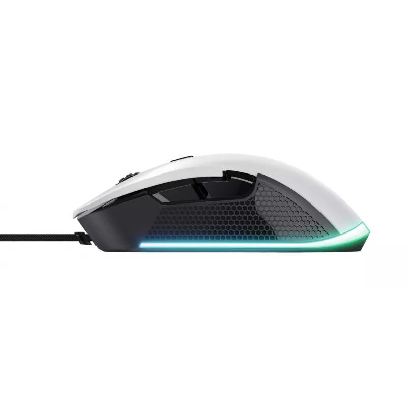 Trust GXT 922W Ybar Optical USB Gaming Mouse, 6400 DPI, RGB, Schwarz