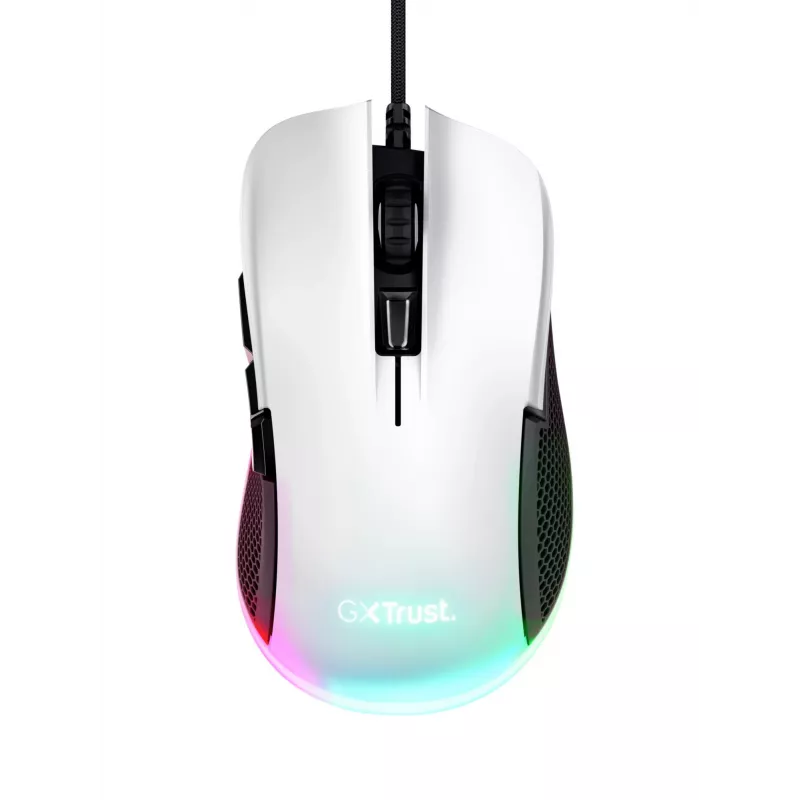 Trust GXT 922W Ybar Optical USB Gaming Mouse, 6400 DPI, RGB, Schwarz