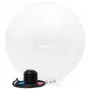 Tunturi Gymball 65 cm Anti-Burst Gymnastikball - Off-White mit Handpumpe