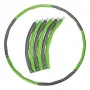 Tunturi Hula Hoop Faltbarer Fitness-Reifen - 100 cm, 1,2 kg, Grau/Grün