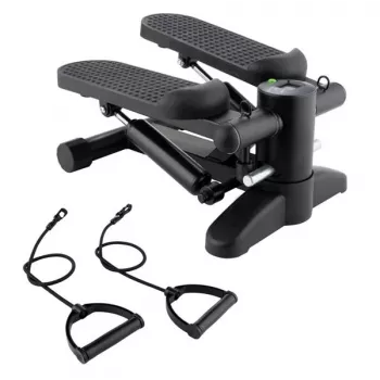 Tunturi Mini Stepper mit Display, Schwarz