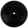 Tunturi Gummi-Gewichtsscheibe 20 kg – Schwarze gummibeschichtete Gusseisenplatte (einzeln, 30 mm Bohrung)