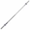 Tunturi Standard-Langhantelstange 165 cm verchromter Massivstahl für Krafttraining