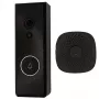 Tuya HS085254 Smarte Video-Türklingel, WLAN, 720p HD, 130°, PIR-Bewegungserkennung, Nachtsicht, Zwei-Wege-Audio, IP54, 5200 mAh, schwarz