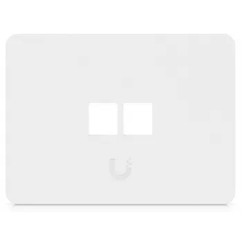 Ubiquiti UACC-WP-KEYSTONE-H-2P Universelle Keystone-Wandplatte, 2-Port, Horizontal, 4er-Pack