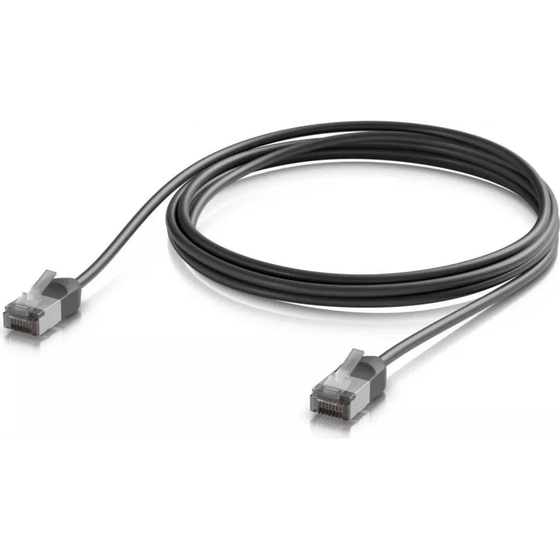 Ubiquiti UniFi Premium Patchkabel Outdoor, Cat6A, 2 m, Schwarz (UACC-Cable-Patch-Outdoor-C6A-2M-BK)