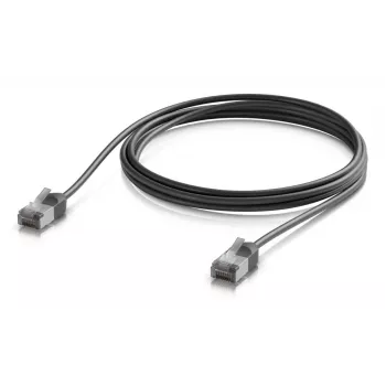 Ubiquiti UniFi Premium Patchkabel Outdoor, Cat6A, 2 m, Schwarz (UACC-Cable-Patch-Outdoor-C6A-2M-BK)