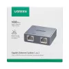 UGREEN NW301 1-zu-2 Gigabit-Ethernet-Splitter, 1000 Mbps, RJ45